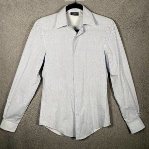 Van Heusen Slim Fit Geometric Button Down 32/33 Dress Shirt